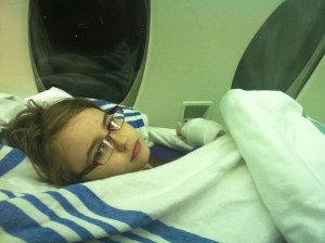 Ryleigh on Air Ambulance