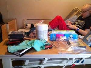 The materials needed for super cleaning anything that goes into Ryleigh's room. 