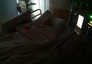 Ryleigh spends about 80% of her day sleeping. And she likes it DARK!